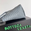 Qualità superiore replica Bottega Veneta Cabat Media Thunder Intrecciato Agnello
