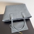 Qualità superiore replica Bottega Veneta Cabat Media Thunder Intrecciato Agnello