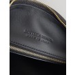Borsa Replica 1:1 Bottega Veneta Gemelli Media Agnello Intrecciato Nera