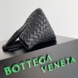 Borse Replica Bottega Veneta Mini Cabat agnello intrecciata nera