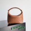 Borsa Replica 1:1 Bottega Veneta Mini Wallace vitello intrecciata marrone