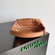 Borsa Replica 1:1 Bottega Veneta Mini Wallace vitello intrecciata marrone