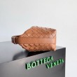 Borsa Replica 1:1 Bottega Veneta Mini Wallace vitello intrecciata marrone