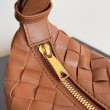 Borsa Replica 1:1 Bottega Veneta Mini Wallace vitello intrecciata marrone