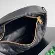 Bora Pari all'originale replica Bottega Veneta Mini Wallace vitello intrecciata nera