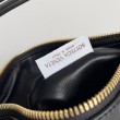 Bora Pari all'originale replica Bottega Veneta Mini Wallace vitello intrecciata nera