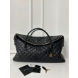Borsa da viaggio Saint Laurent Es Giant trapuntata nera