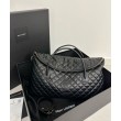 Borsa da viaggio Saint Laurent Es Giant trapuntata nera