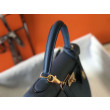 Borsa Hermes Kelly 32cm Retourne blu agata Clemence Borsa Hermes Kelly 32cm Retourne blu agata Clemence