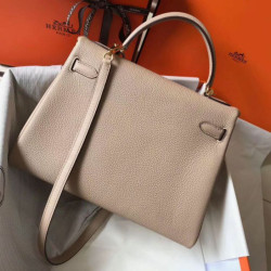 Replica Perfetta Hermes Kelly 32cm Retourne Replica Perfetta Argile Clemence