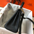 Borsa Hermes Mini Kelly 20cm nera Clemence Borsa Hermes Mini Kelly 20cm nera Clemence