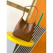 Borsa hobo piccola Saint Laurent Le 5 À 7 Supple marrone