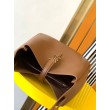 Borsa hobo piccola Saint Laurent Le 5 À 7 Supple marrone