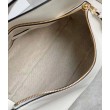 Borse Replica Hobo Puzzle Loewe vitello nappa bianca