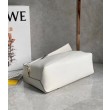 Borse Replica Hobo Puzzle Loewe vitello nappa bianca