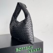 Borsa Hop Piccola Bottega Veneta Vitello Intrecciato Nero