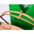 Borsa Media Arco Bottega Veneta Granata Caramello