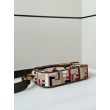 Replica Perfetta media Baguette Fendi tela con ricamo FF multicolore