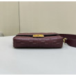 Bora Pari all'originale replica media Fendi Baguette nappa bordeaux FF Bora Pari all'originale replica media Fendi Baguette nappa bordeaux FF