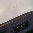 Qualità superiore replica media Saint Laurent Loulou Puffer agnello avorio
