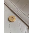 Borsa media Saint Laurent Niki agnello bianca