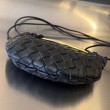 Borse Replica Alta Qualità Mini Bottega Veneta Sardine agnello intrecciata nera