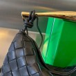Borse Replica Alta Qualità Mini Bottega Veneta Sardine agnello intrecciata nera