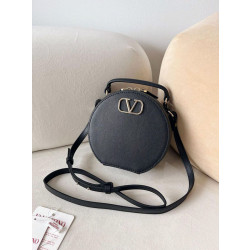 Borsa Mini Valentino VLogo Signature vitello nera
