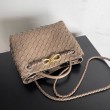 Borsa piccola Bottega Veneta Andiamo Praline Intrecciato agnello