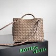 Borsa piccola Bottega Veneta Andiamo Praline Intrecciato agnello