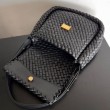Imitazioni borse griffate piccola Bottega Veneta Cobble Intrecciato nero