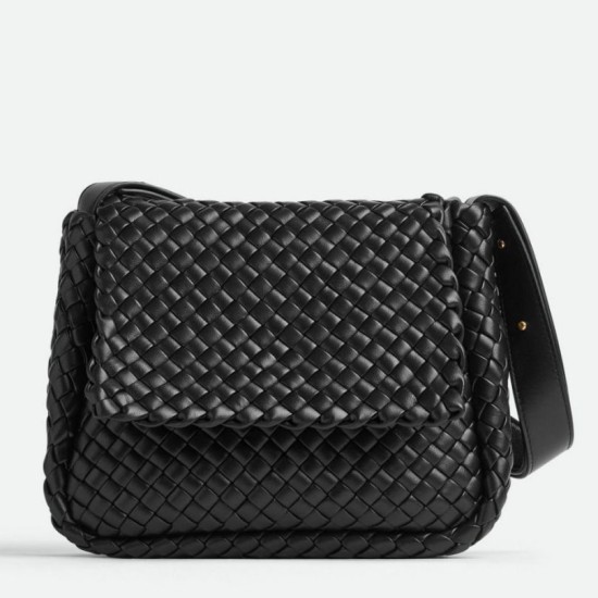 Imitazioni borse griffate piccola Bottega Veneta Cobble Intrecciato nero