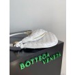 Bora Pari all'originale replica piccola Bottega Veneta Gemelli agnello intrecciata bianca