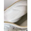Bora Pari all'originale replica piccola Bottega Veneta Gemelli agnello intrecciata bianca