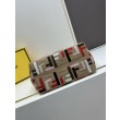 Bora Pari all'originale replica piccola Roll Tote Fendi tela con ricamo FF multicolore