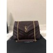 Borse Replica piccola Saint Laurent Loulou matelassé bordeaux