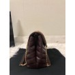 Borse Replica piccola Saint Laurent Loulou matelassé bordeaux