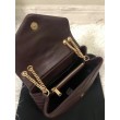 Borse Replica piccola Saint Laurent Loulou matelassé bordeaux