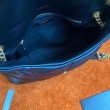 Borsa piccola Saint Laurent Loulou matelassé noir