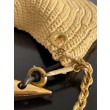 Borsa piccola Sardine di Bottega Veneta con catena rafia naturale