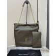 Borse Imitazioni Saint Laurent Jamie 4.3 Pochon agnello verde kaki