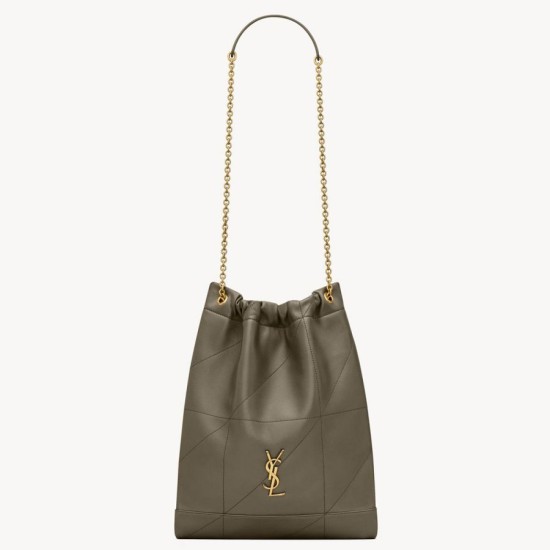 Borse Imitazioni Saint Laurent Jamie 4.3 Pochon agnello verde kaki