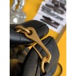 Imitazioni borse griffate Saint Laurent Le Maillon Hook Bucket agnello nera