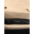 Borsa Saint Laurent Loulou media matelassé beige