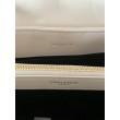 Borsa Saint Laurent Loulou media matelassé bianca