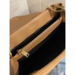 Borse Replica Alta Qualità Saint Laurent Loulou media scamosciata marrone