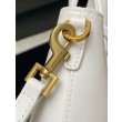 Borsa Saint Laurent Mini Toy Shopping vitello bianca