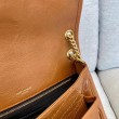 Borsa Saint Laurent Niki media vitello marrone