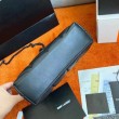 Borsa Saint Laurent So Nero Puffer Toy agnello nera