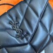 Borsa Saint Laurent So Nero Puffer Toy agnello nera